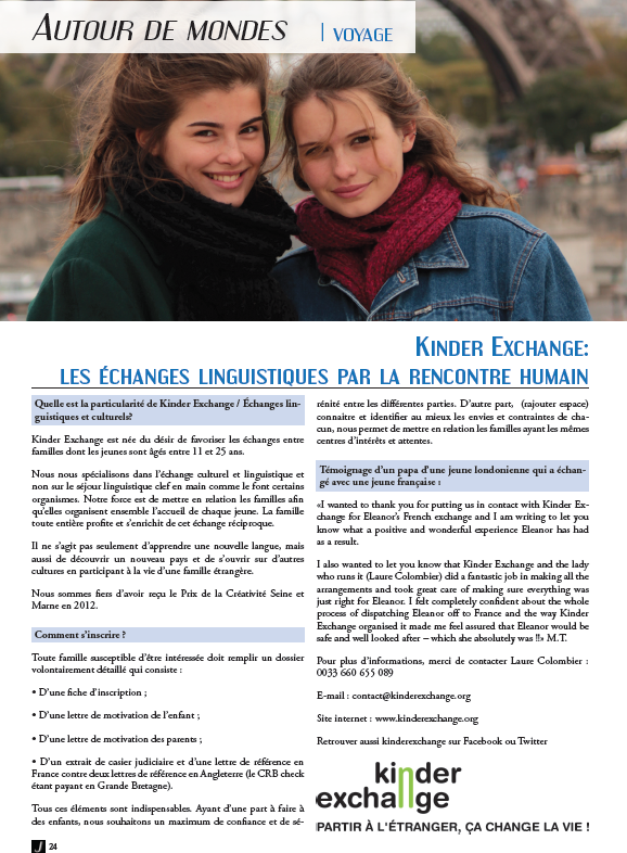 french exchange in France