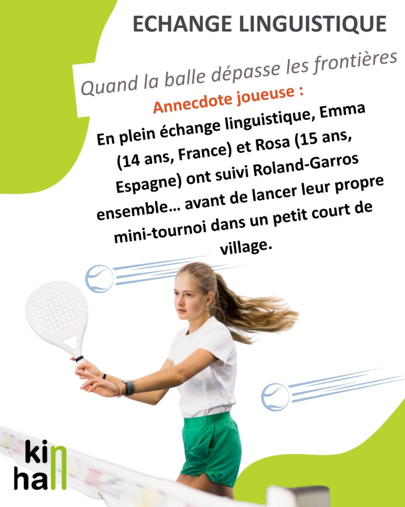 Roland Garros tennis kinderexchange Echange linguistique